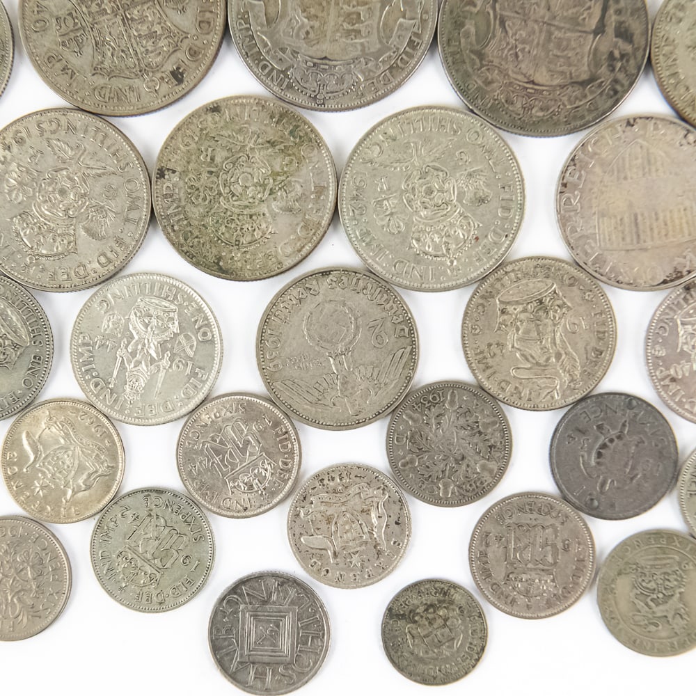 Foreign Silver Coin Assortment - 13
