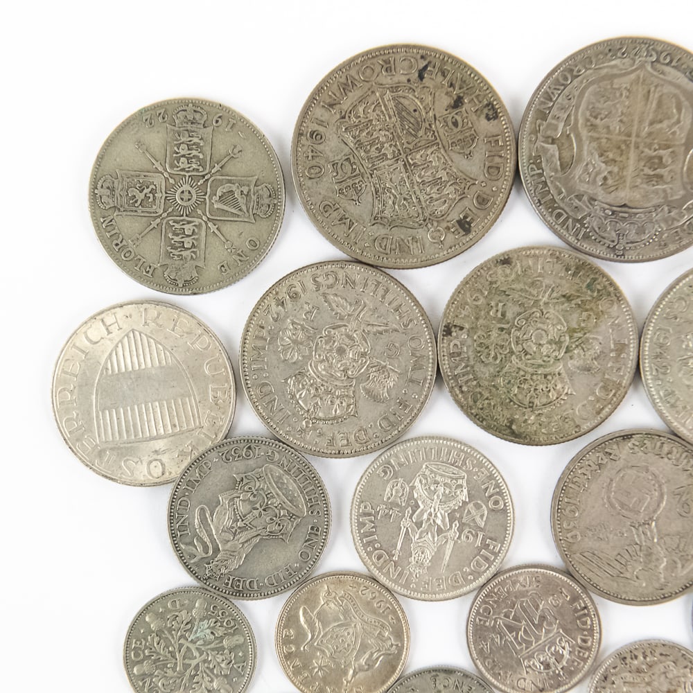 Foreign Silver Coin Assortment - 9