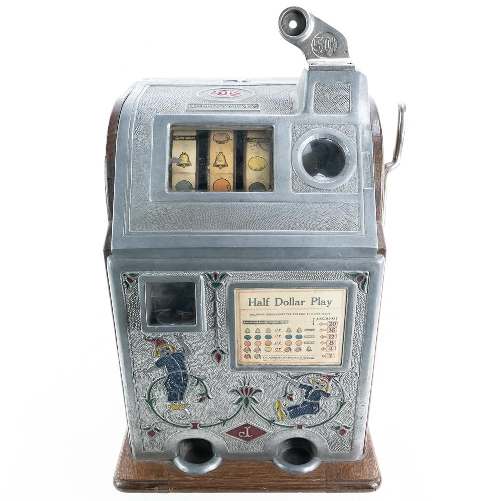 Rare Jennings Dutch Boy 50 Cent Slot Machine (1 of 13)