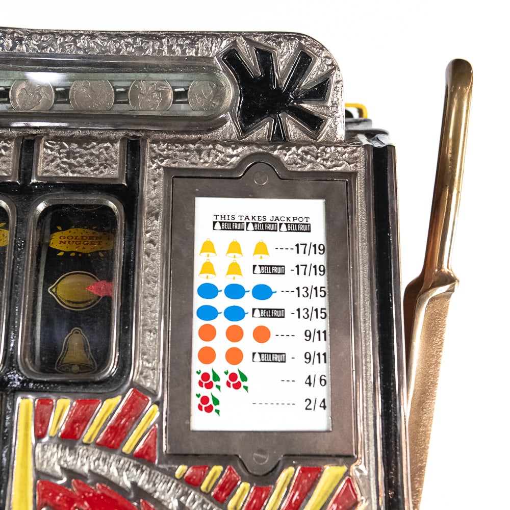 Mills 25 Cent War Eagle Slot Machine - 4