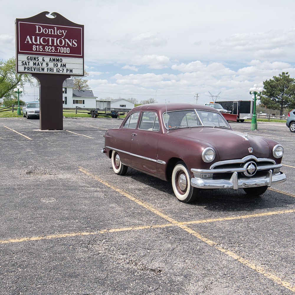 1950 Ford 2-Door Deluxe Custom: This 1950 Ford is original except the flathead V8 motor has been rebuilt and the gas tank, sending unit, fuel line, ground strap and some battery connecting parts have been replaced. Original paint, a