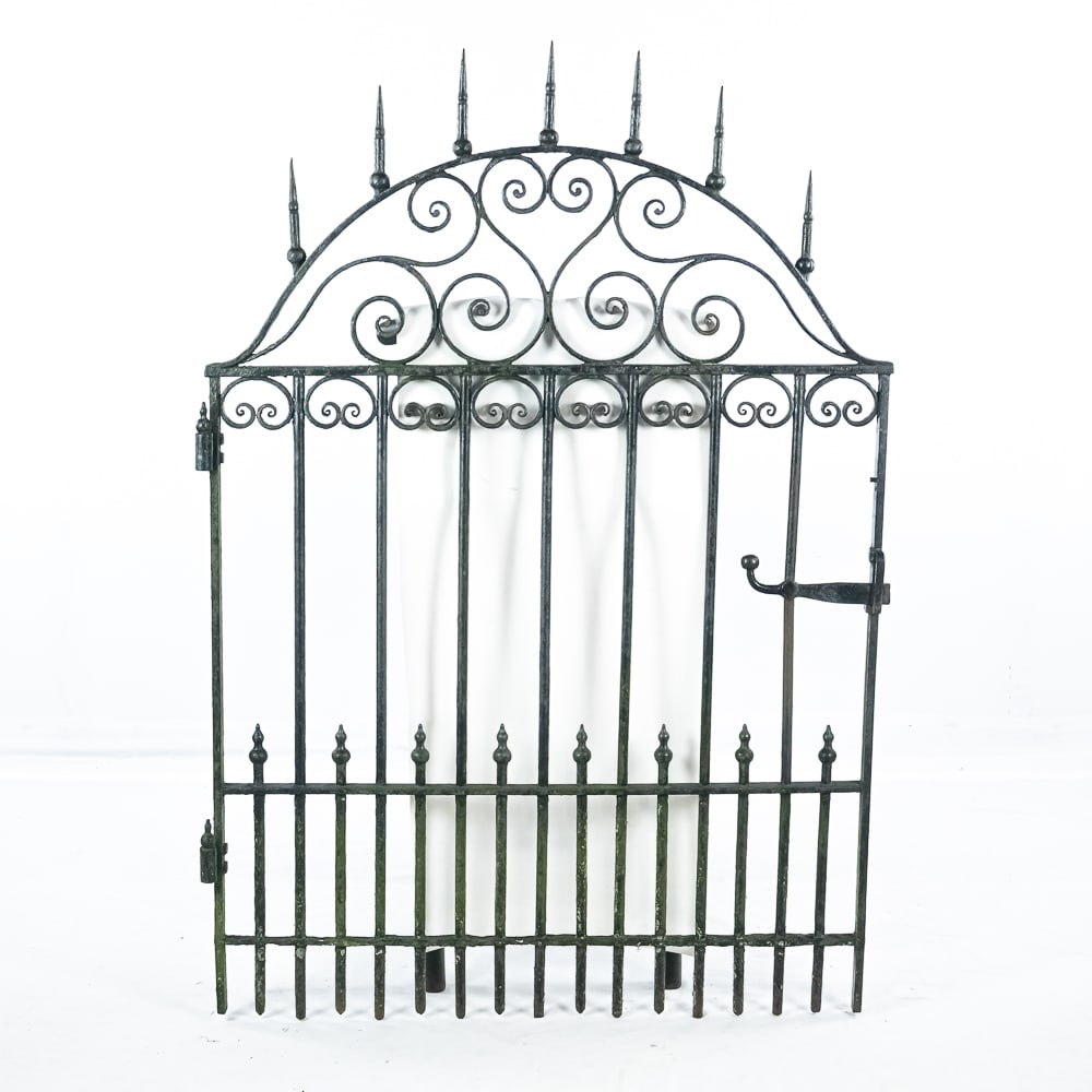 Black Wrought Iron Gate (1 of 7)
