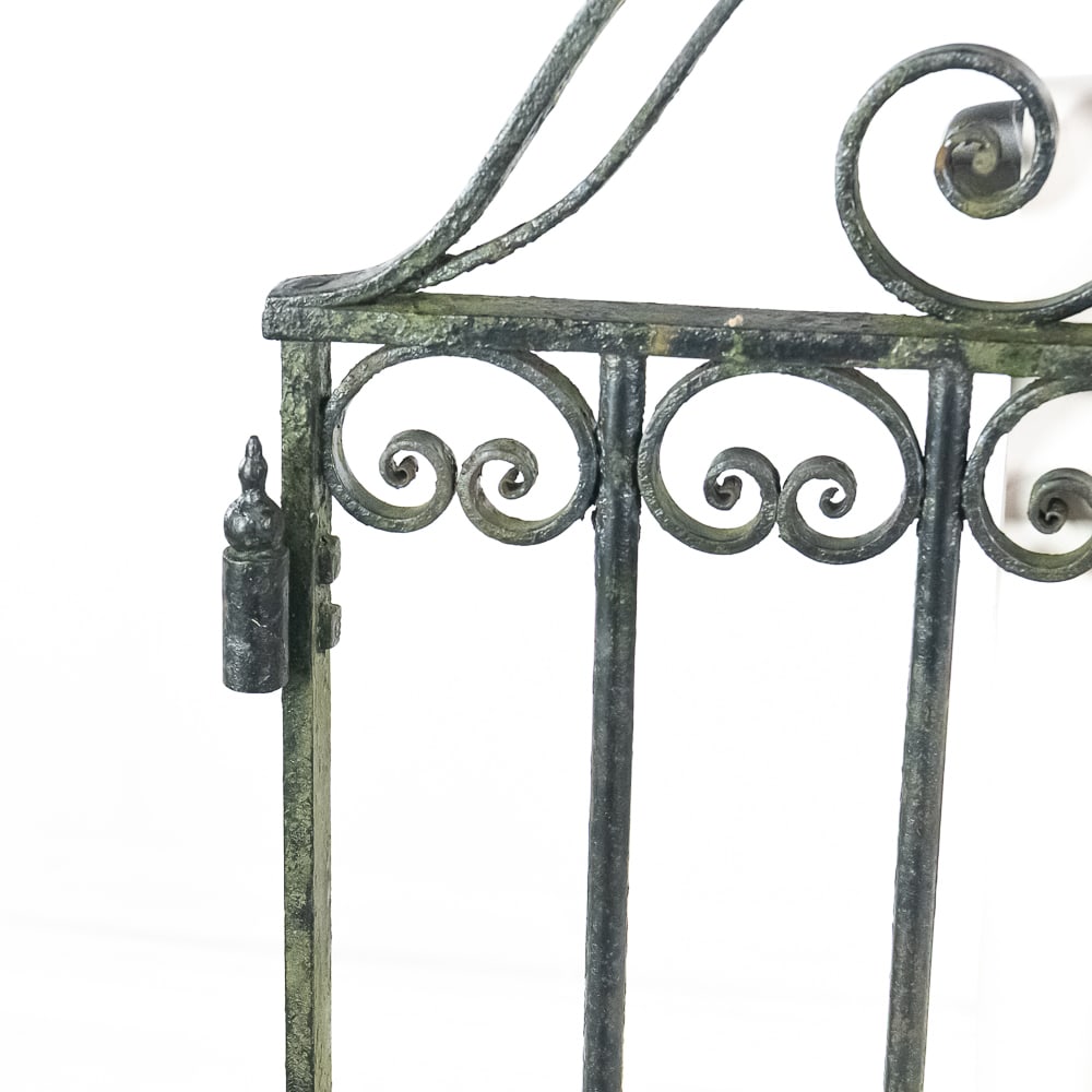 Black Wrought Iron Gate - 3