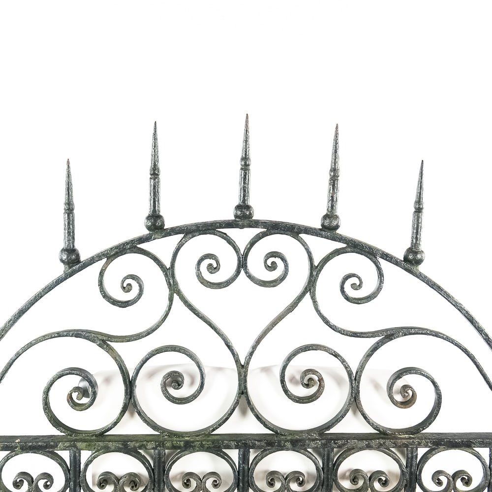 Black Wrought Iron Gate - 4