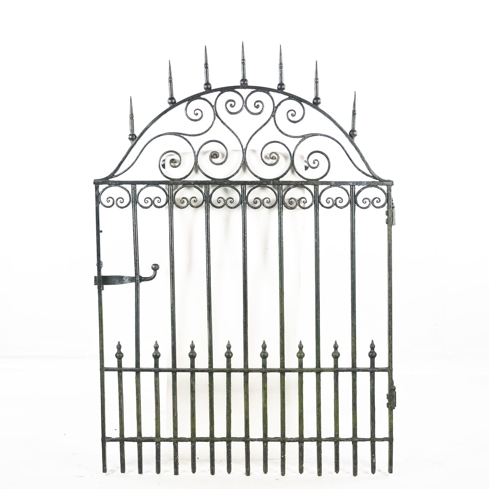 Black Wrought Iron Gate - 6