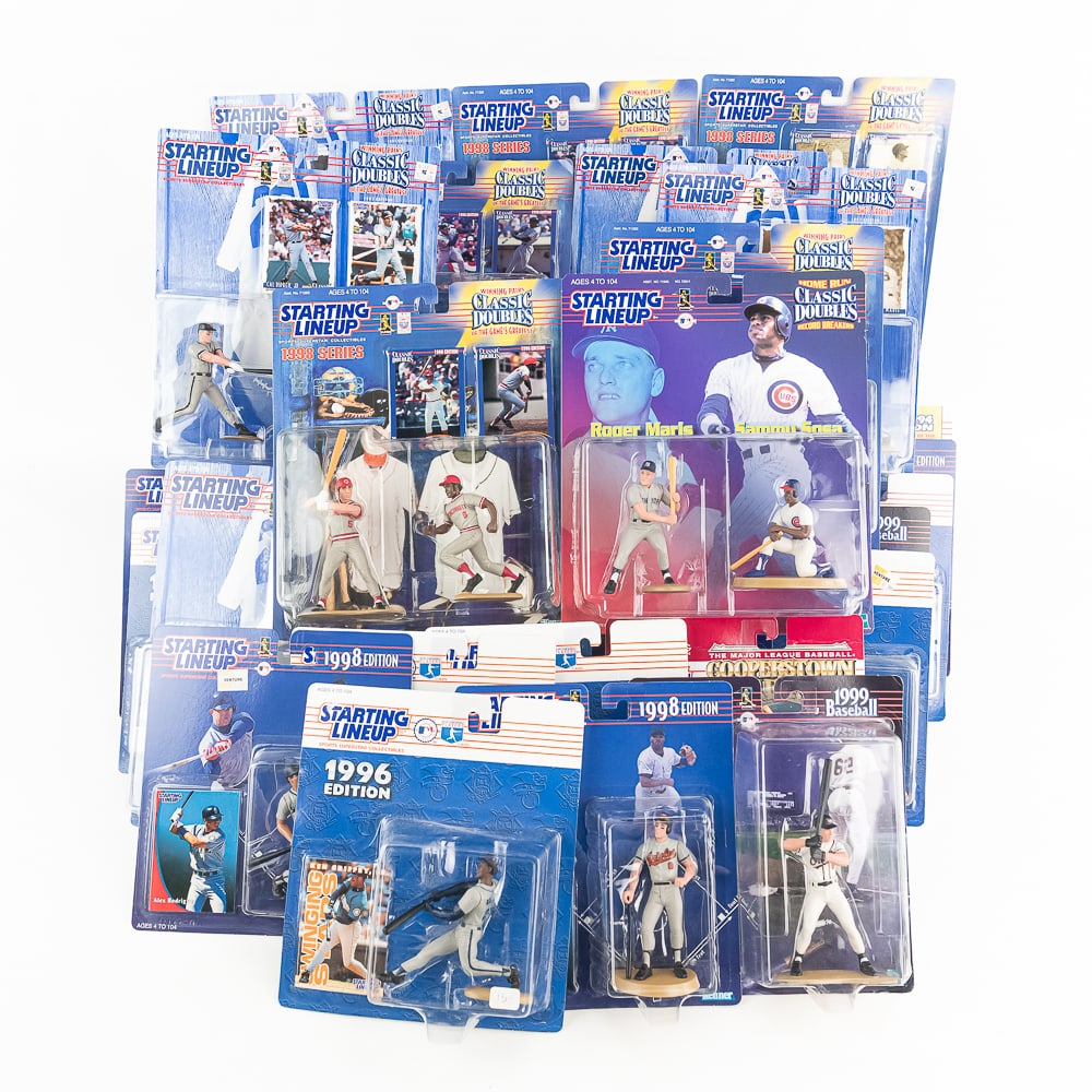 56 Assorted NIB MLB Starting Lineup Action Figure (1 of 20)