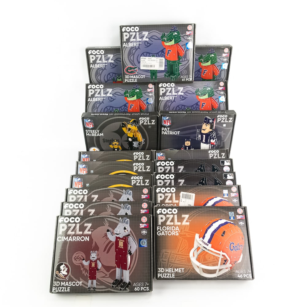 18 NIB FOCO PZLZ MLB NFL NCAA Sports Team 3-D Logo (1 of 14)