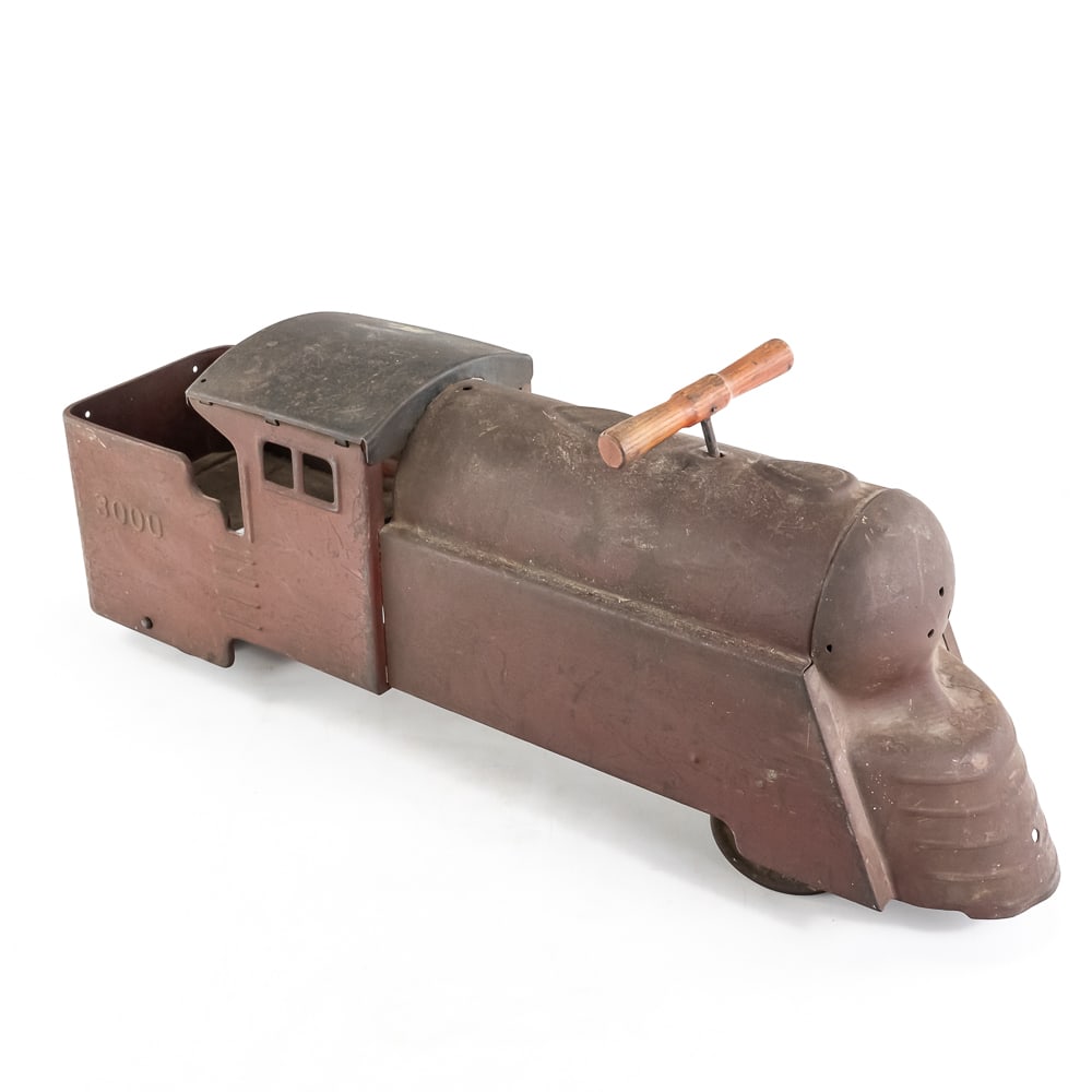 1930s MARX Lightning Express Ride On Toy Train (1 of 10)