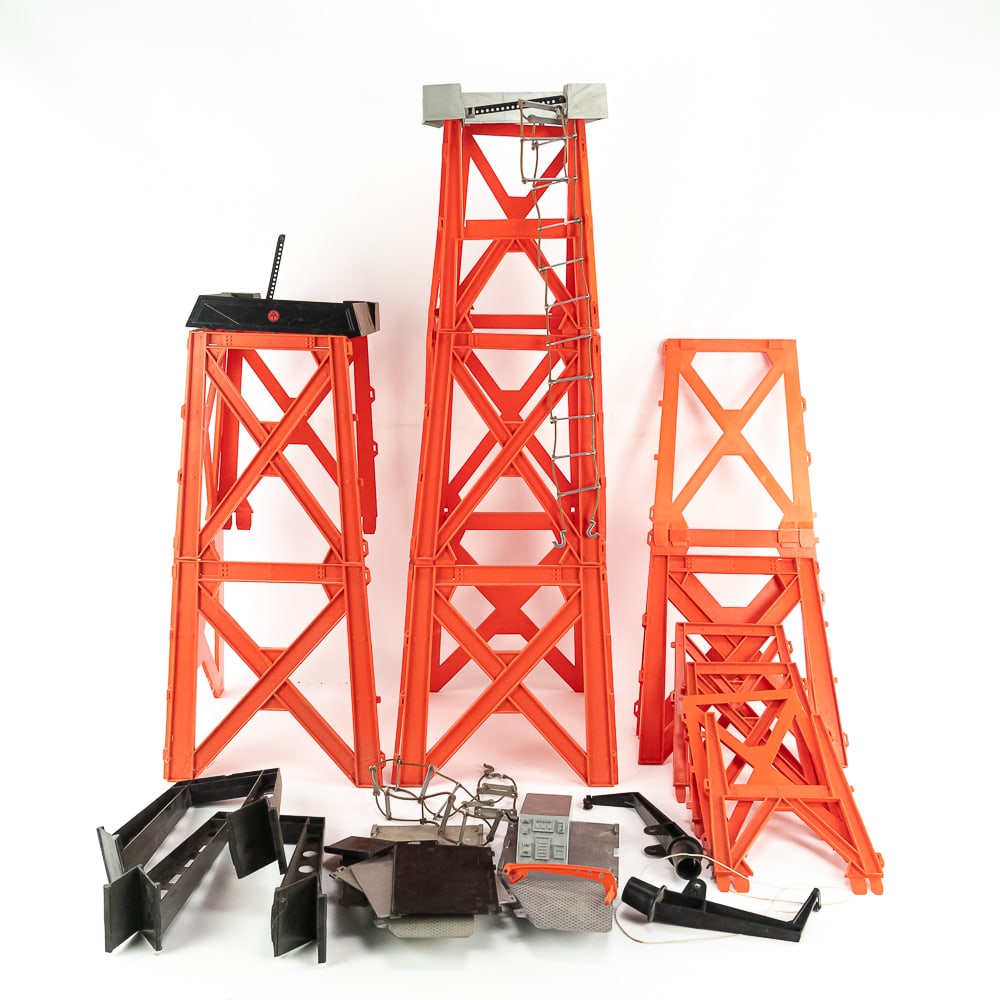 70s G.I. Joe Adventure Team Training Center Tower: The vintage 1970's G.I. Joe Adventure Team Training Center is an iconic play set featuring a 3-foot-tall plastic tower. It allowed kids to send 12-inch G.I. Joe figures down a "Slide for Survival"
