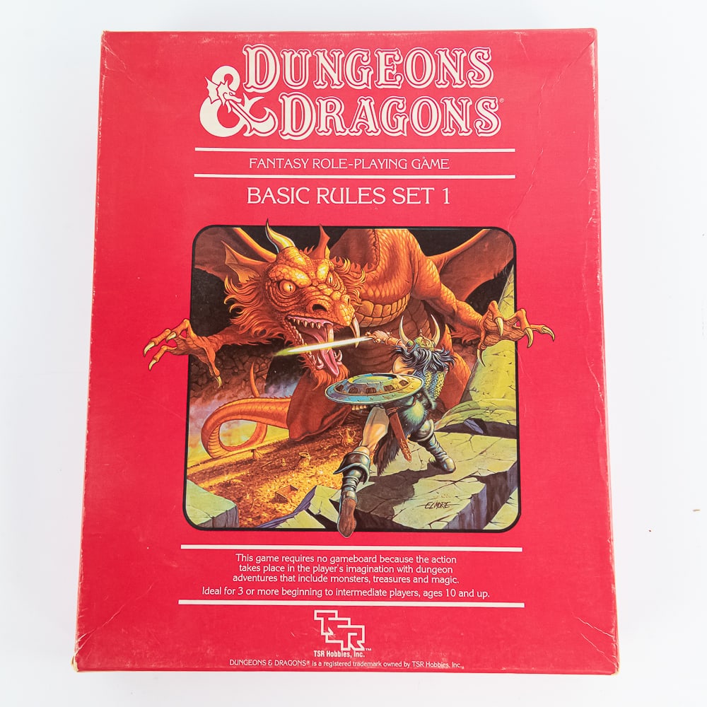 '80s Dungeons & Dragons 1011 TSR Basic Set Rules + - 3