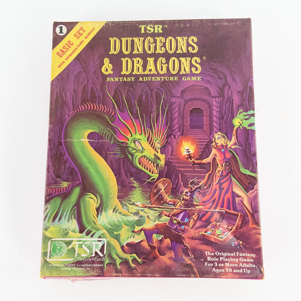 '80s Dungeons & Dragons 1011 TSR Basic Set Rules + - 8