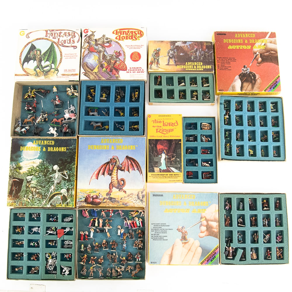80s Advance Dungeons & Dragons Metal Figures Set (1 of 14)
