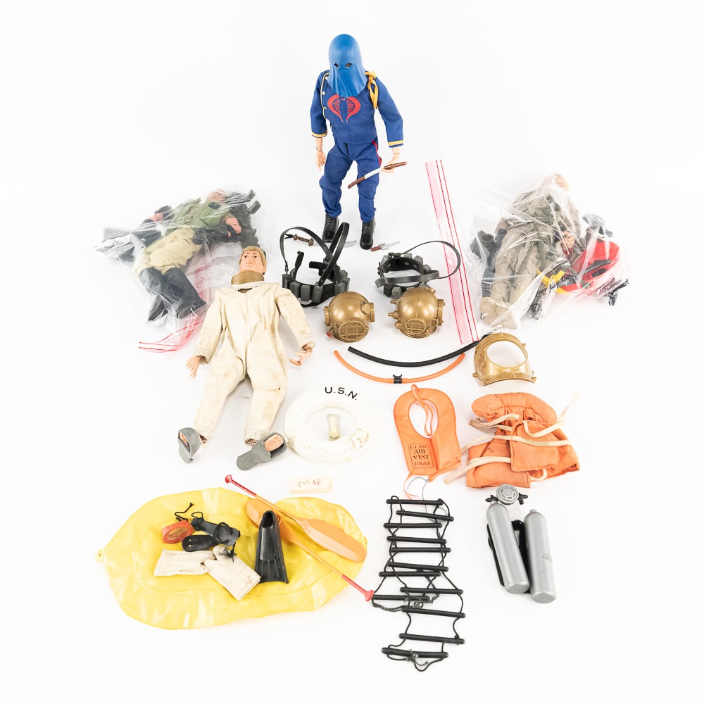 60s GI Joe Deep Sea Diver & More 12" Action Figure (1 of 8)