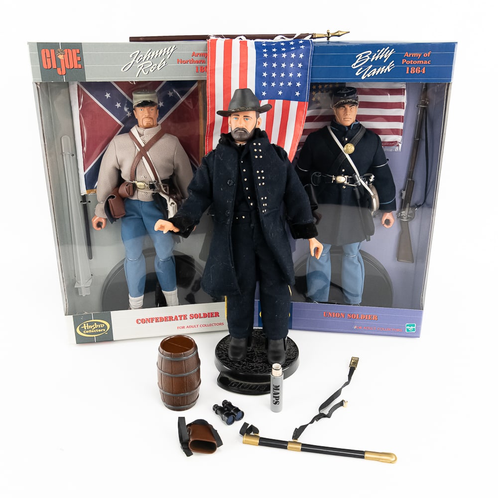 NIB GI JOE "Billy Yank" & "Johnny Red" & Grant (1 of 7)