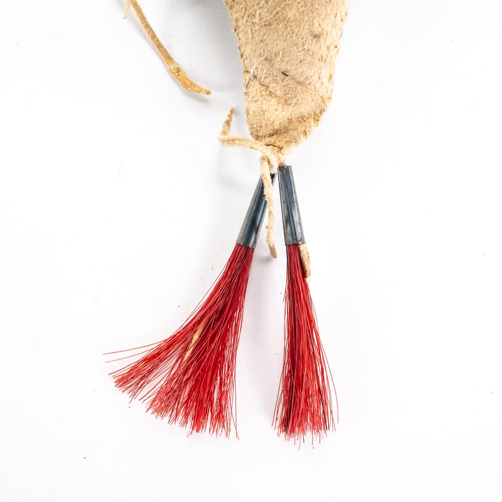 Native American Beaded Umbilical Fetish - 8