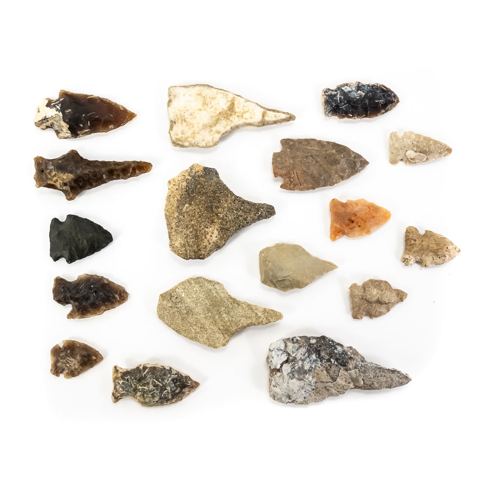 17-Piece Ancient Lithic Artifact Set (1 of 2)