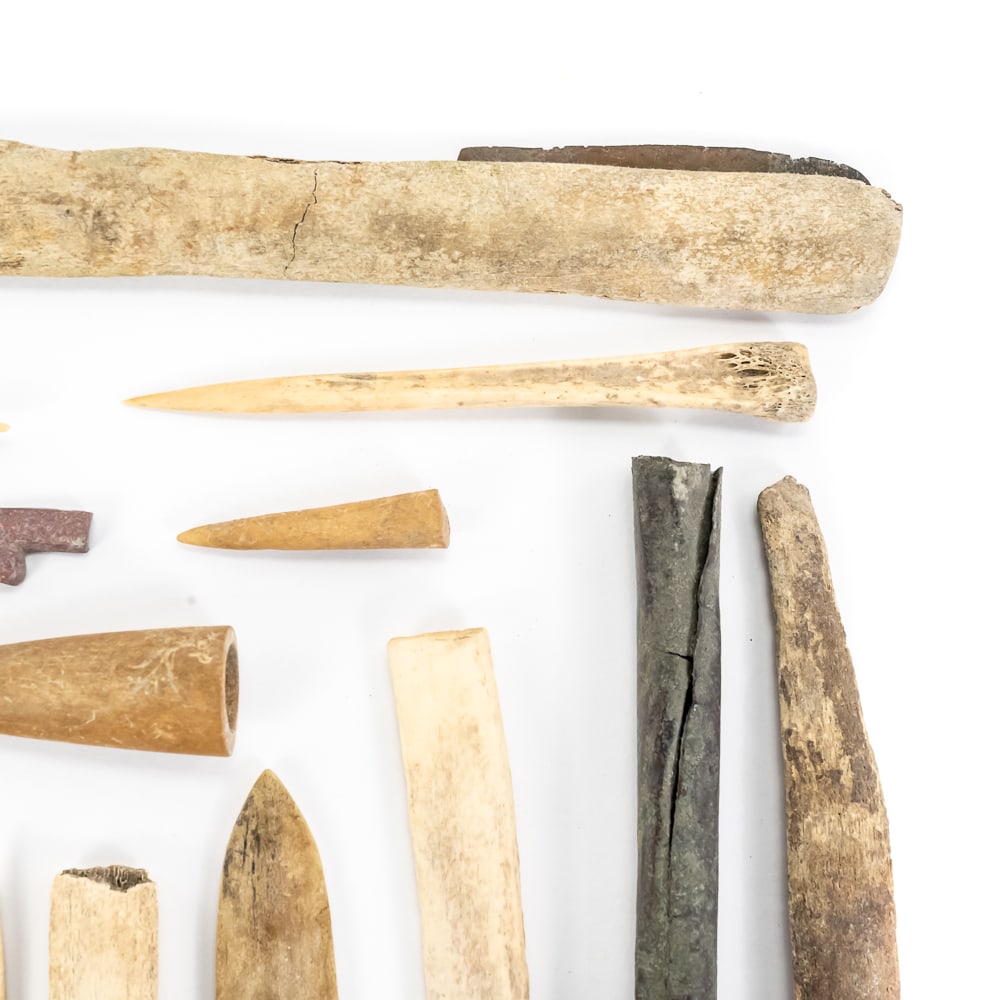 Assorted Bone & Stone Artifact Collection (16) - 3