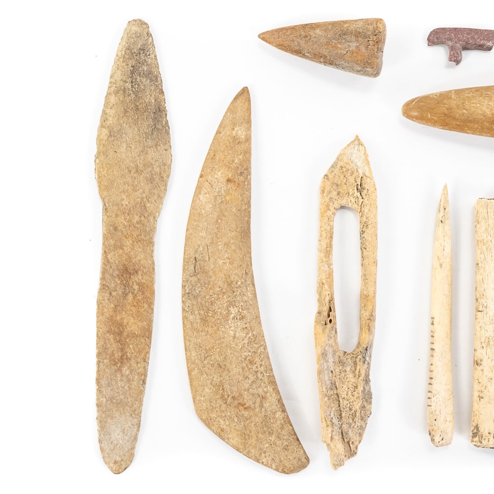 Assorted Bone & Stone Artifact Collection (16) - 4