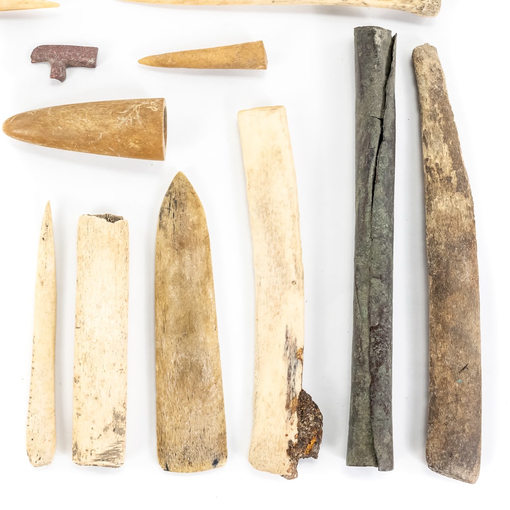 Assorted Bone & Stone Artifact Collection (16) - 5