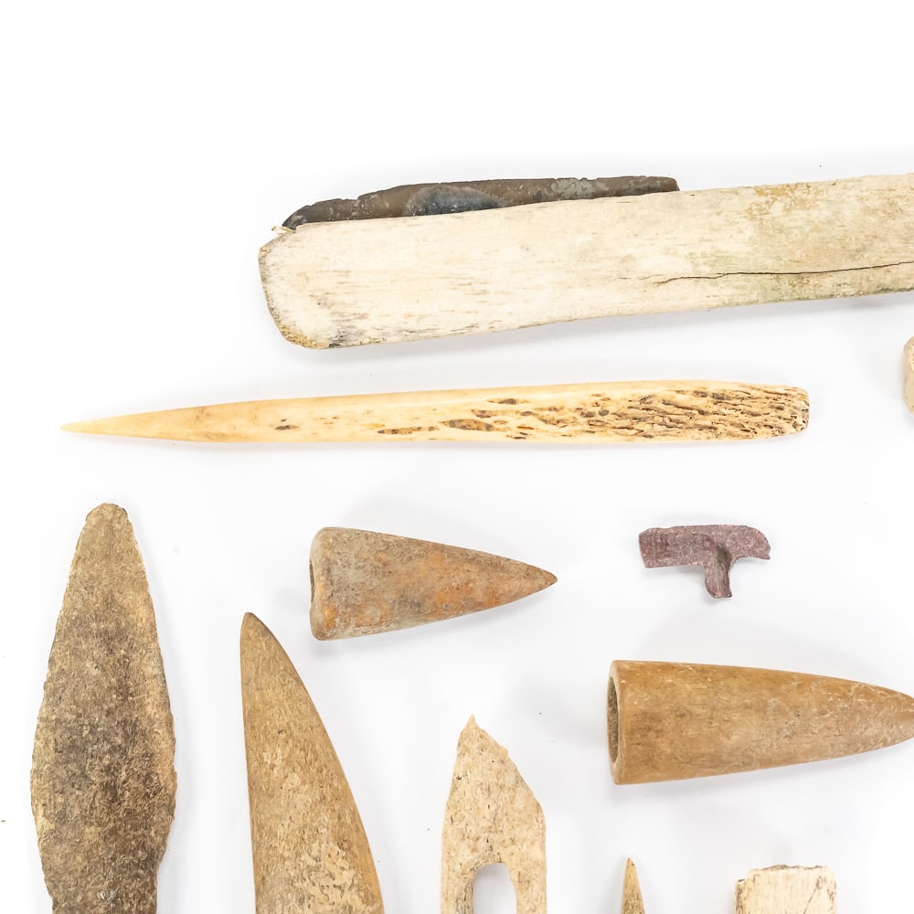 Assorted Bone & Stone Artifact Collection (16) - 7