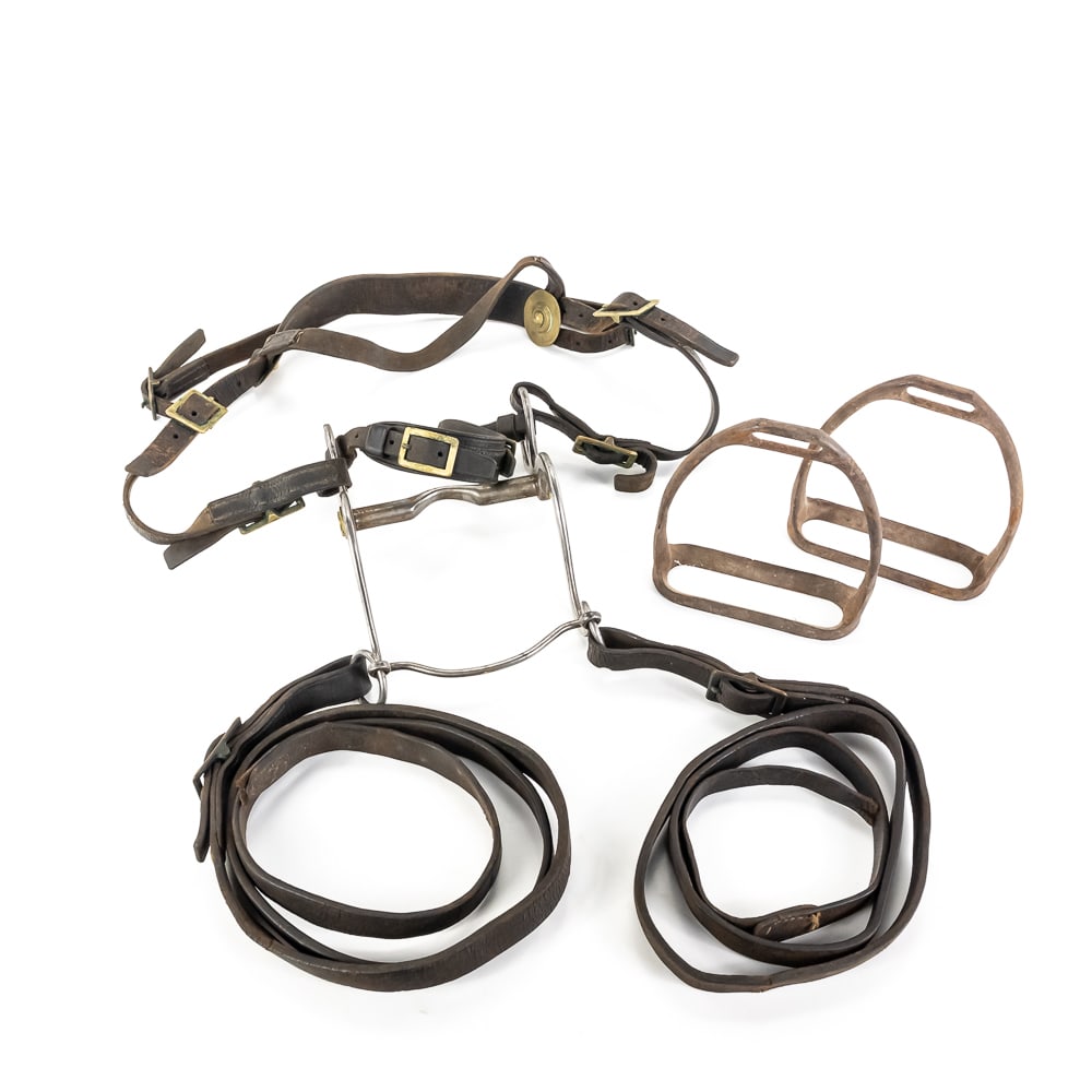 US Army M1902 Bridle & B.M. CO Stirrups (1 of 11)