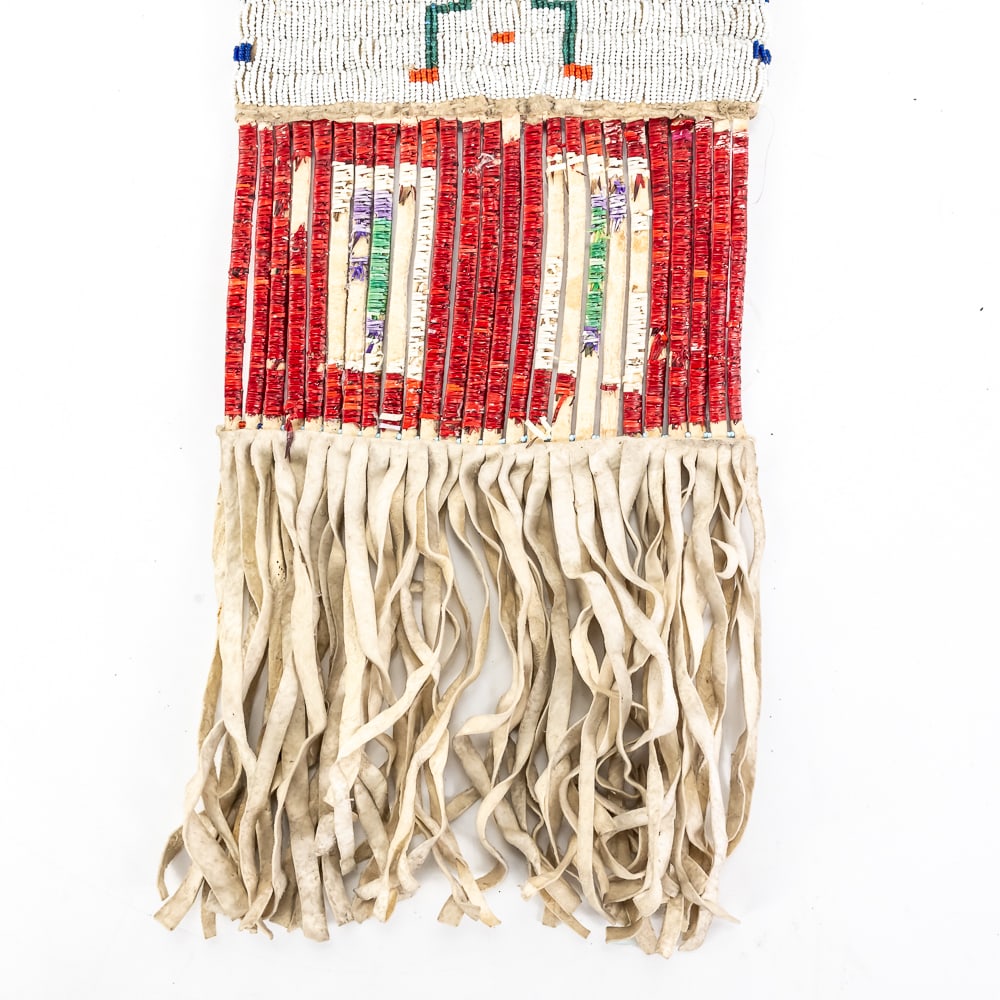 Native American Beaded Plains Pipe Bag - 8
