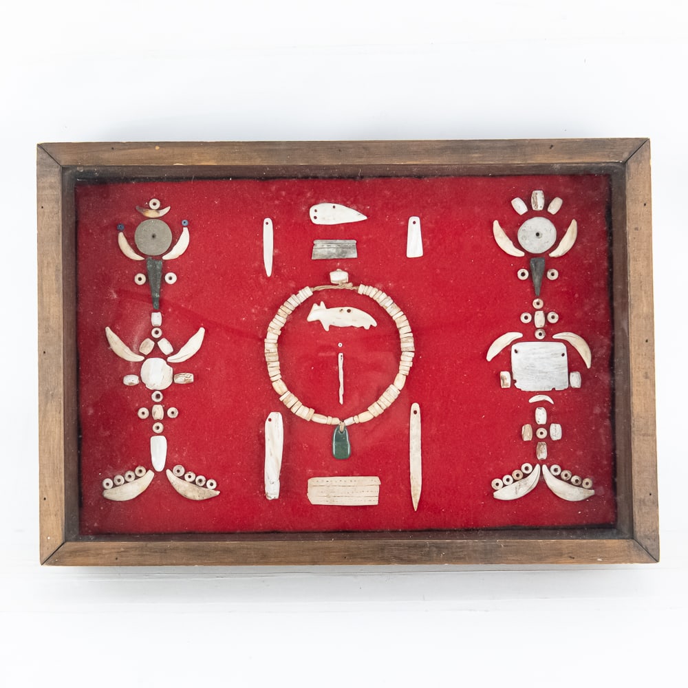 Native American Style Artifact Shadowbox - 8