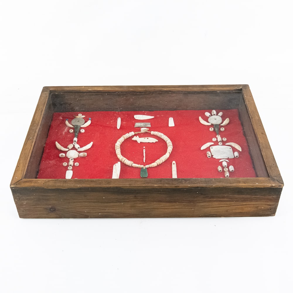 Native American Style Artifact Shadowbox - 9