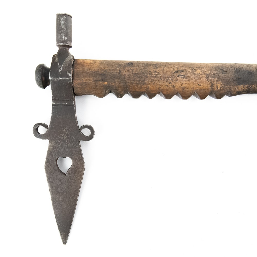 Native American Style Heart Pipe Tomahawk - 2