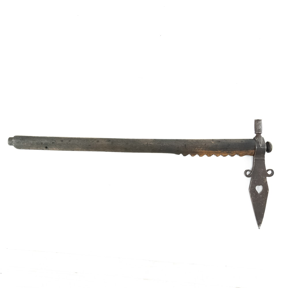 Native American Style Heart Pipe Tomahawk - 5