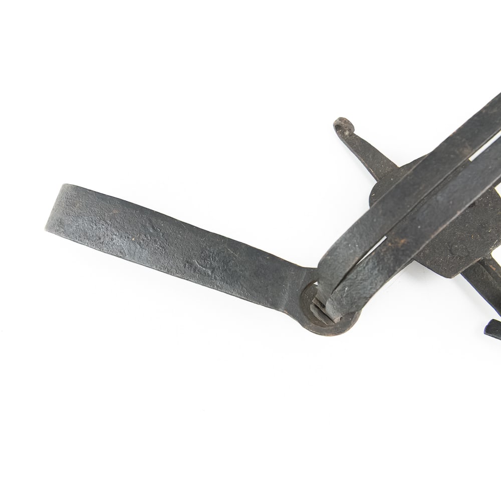 Antique Hand-Forged Double Spring Trap - 2