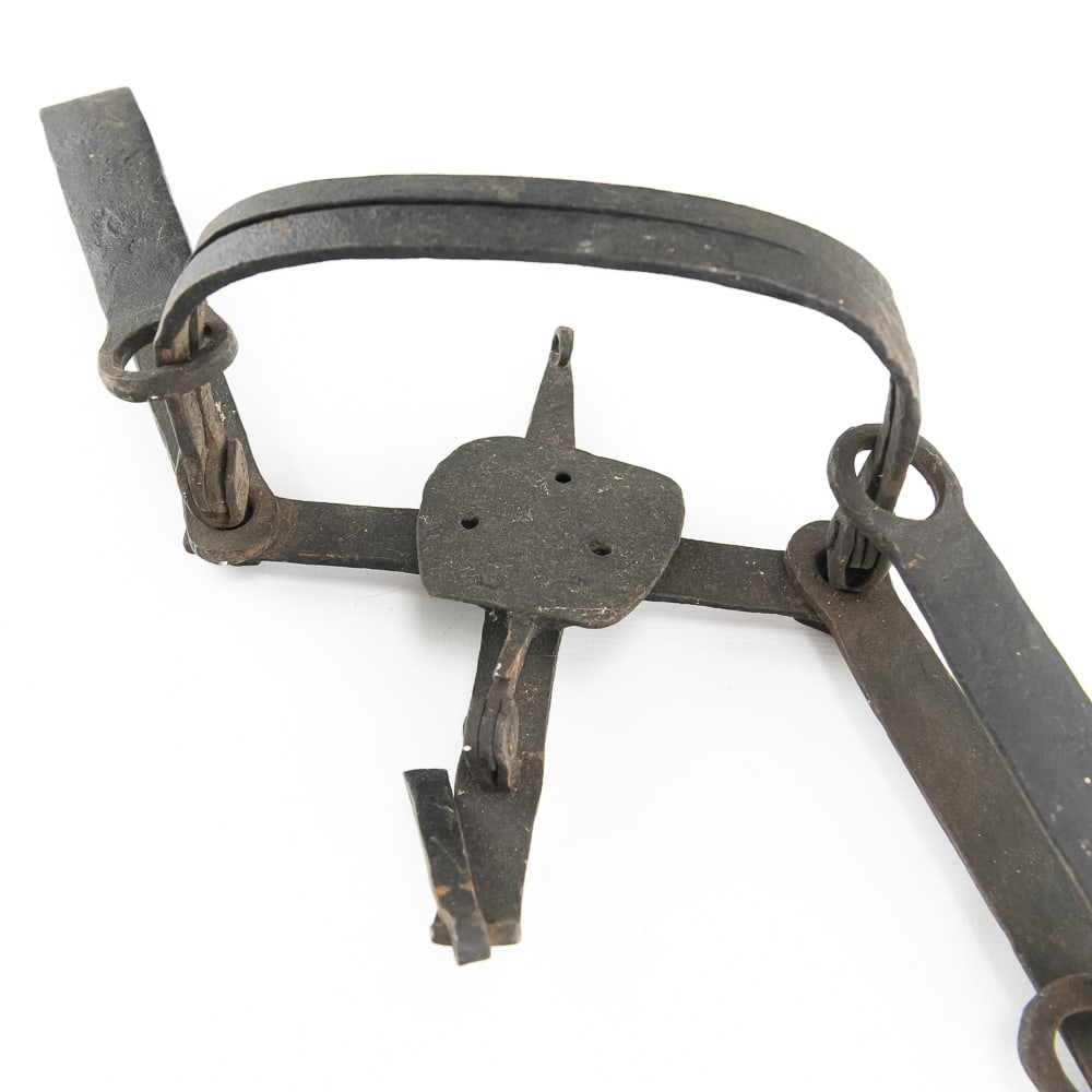 Antique Hand-Forged Double Spring Trap - 4