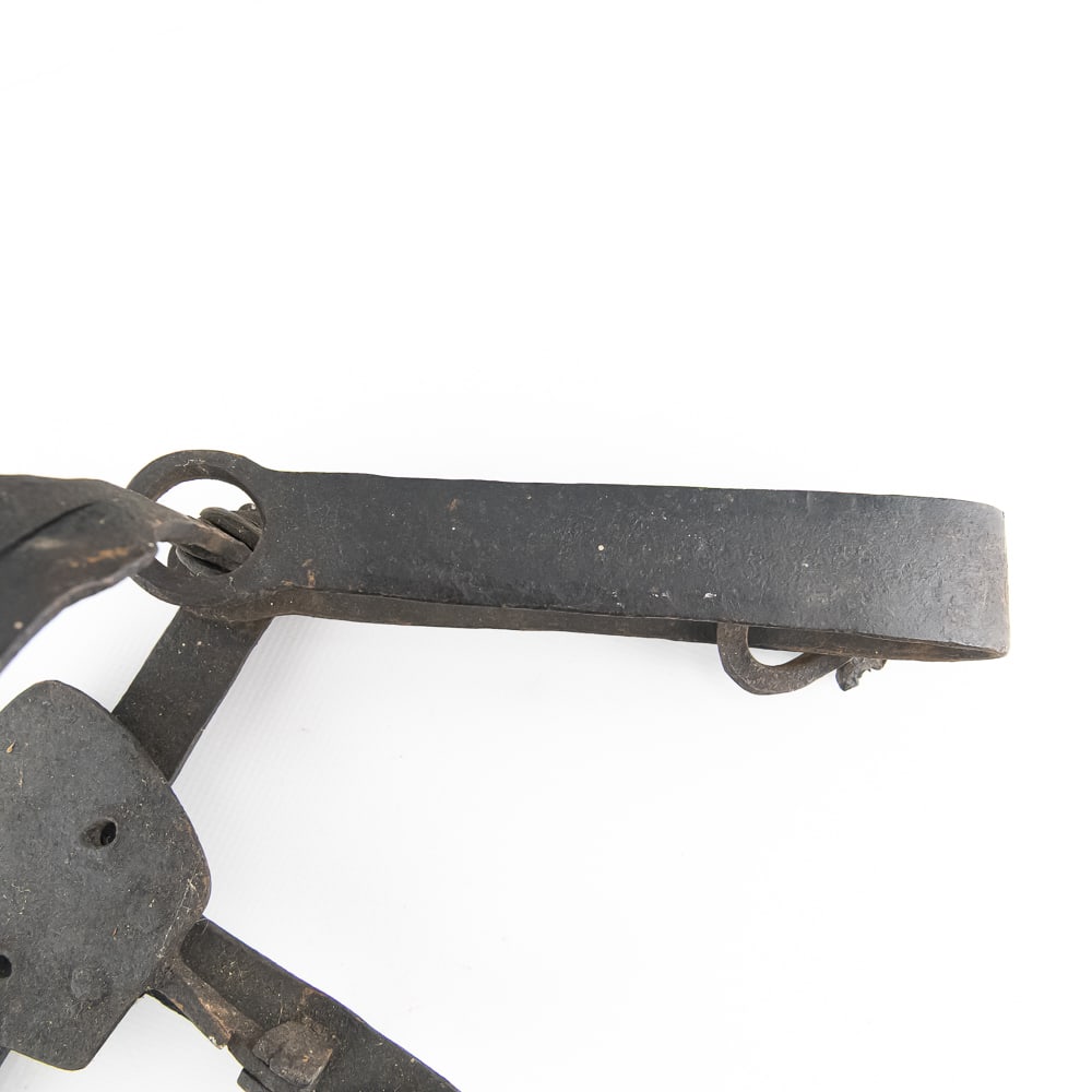 Antique Hand-Forged Double Spring Trap - 5