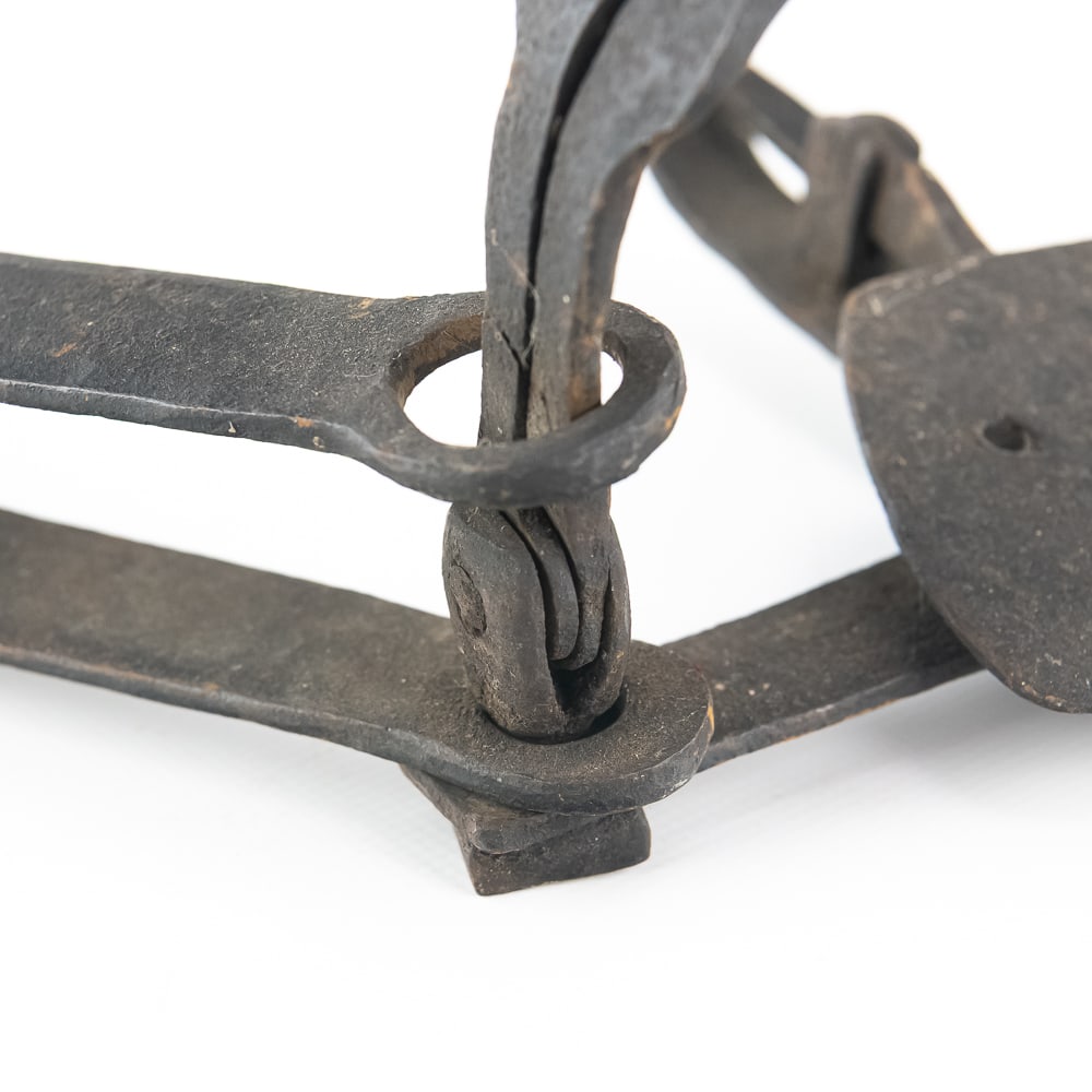 Antique Hand-Forged Double Spring Trap - 7