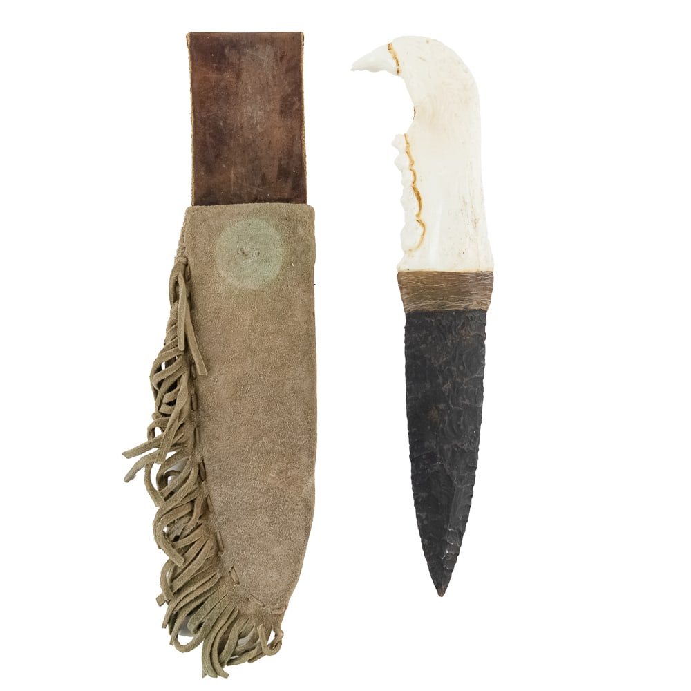 Native Style Blades, Tomahawk, & Pipe Group (7) - 16