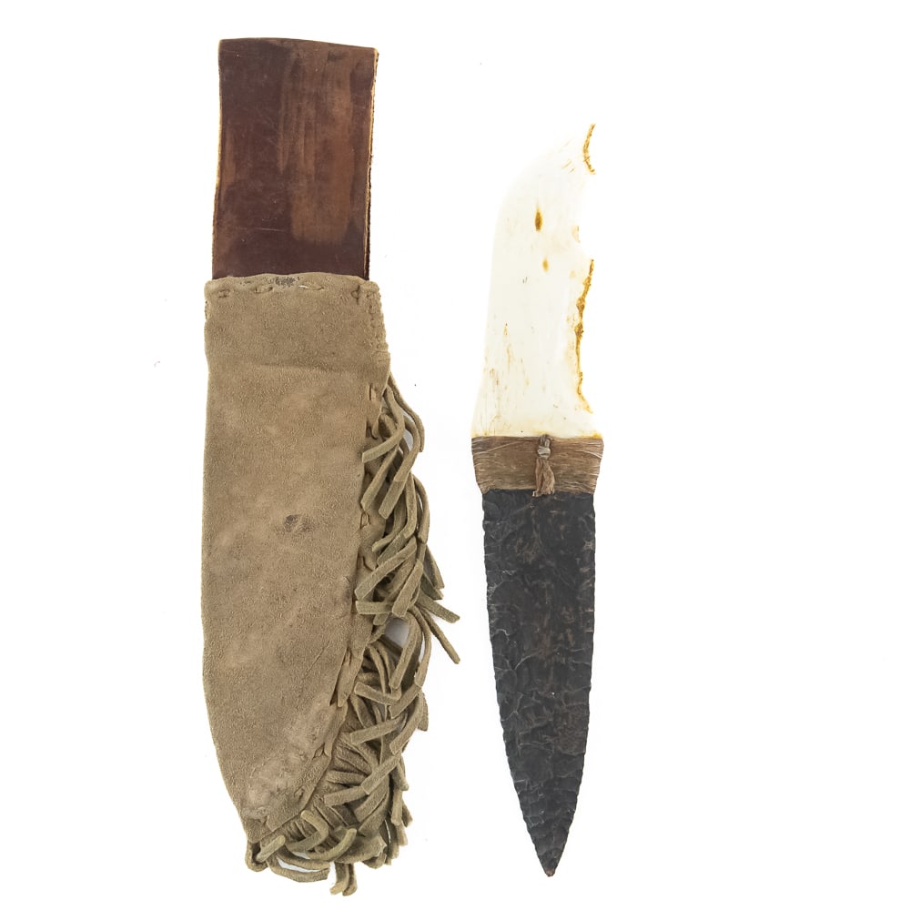Native Style Blades, Tomahawk, & Pipe Group (7) - 19