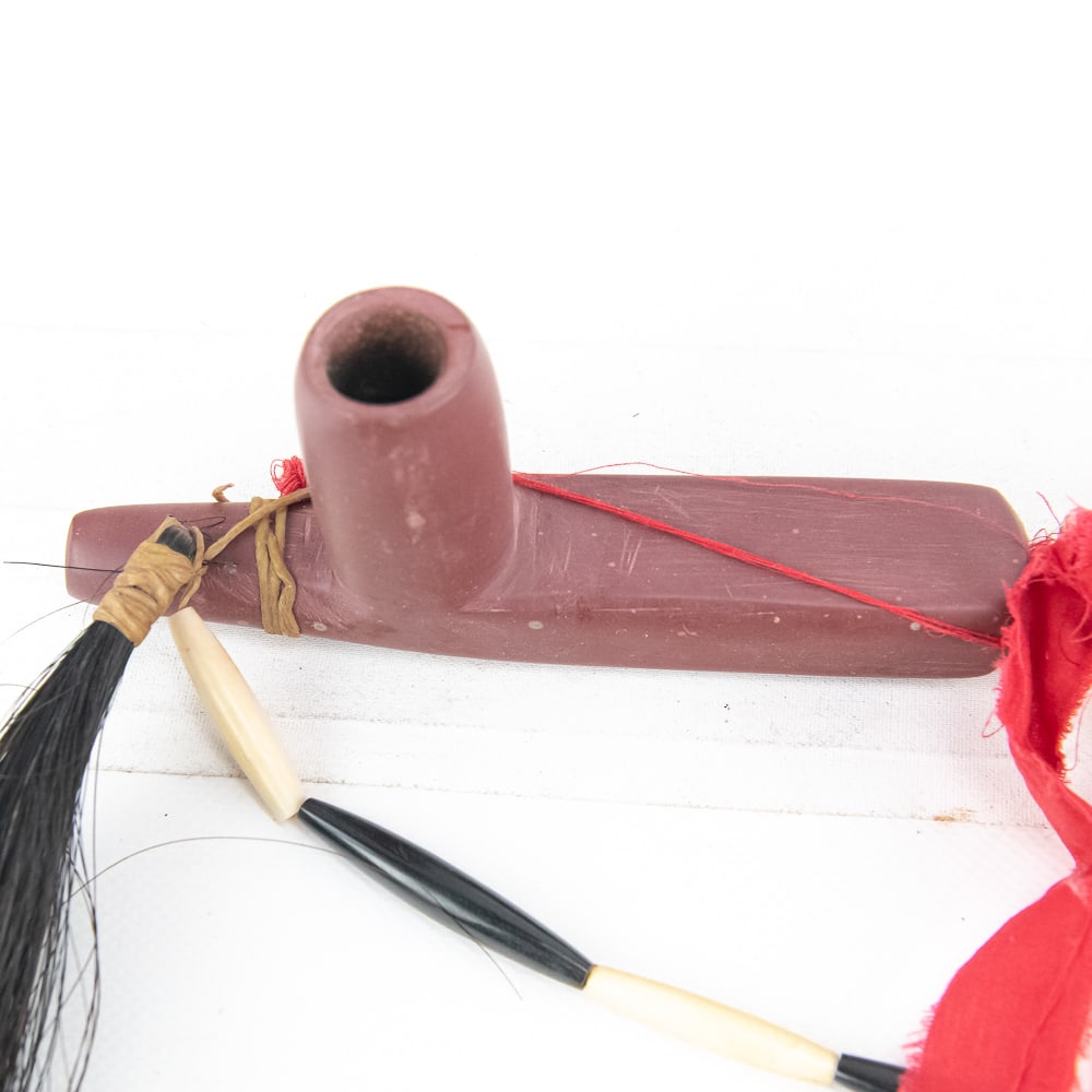 Native Style Blades, Tomahawk, & Pipe Group (7) - 6