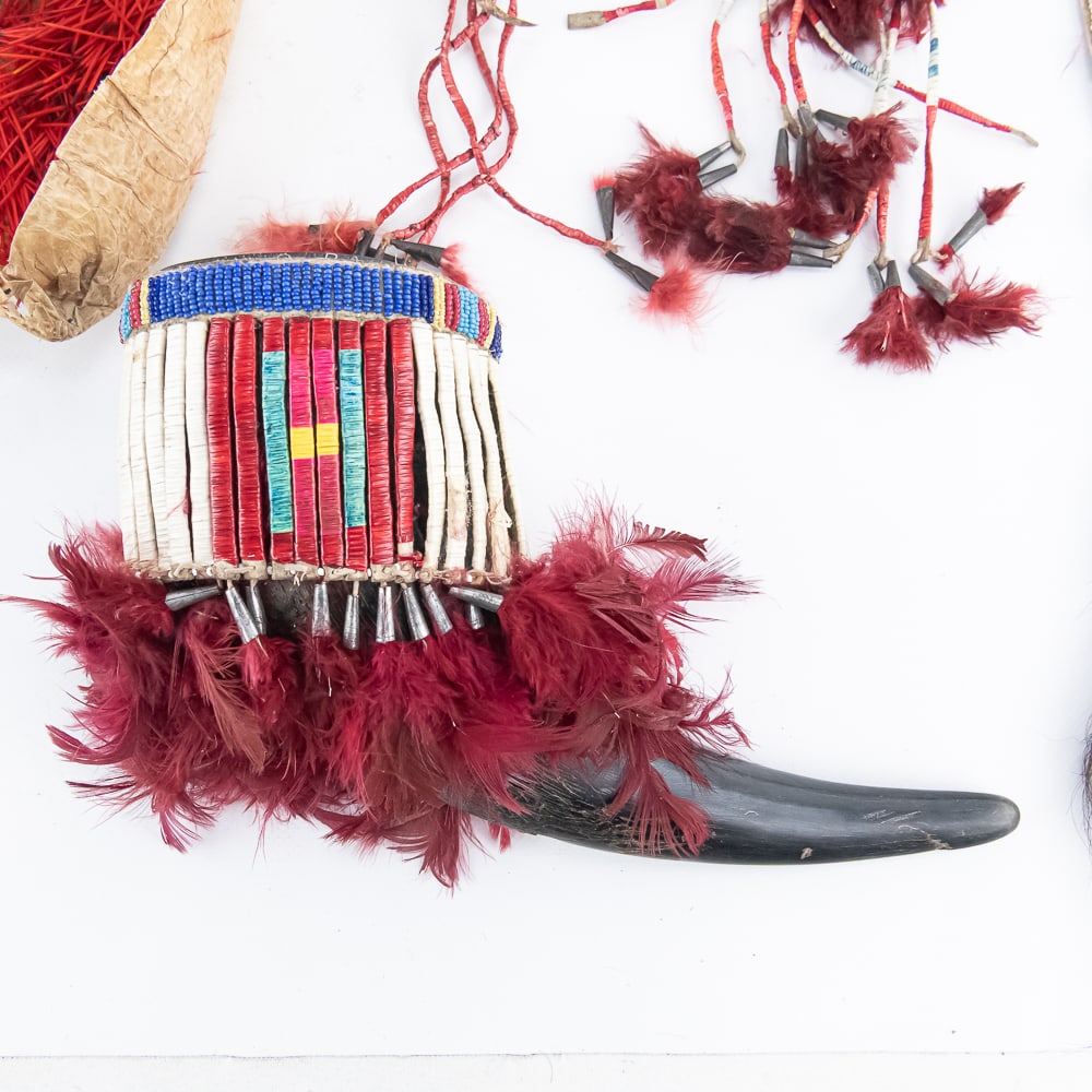 Plains Native American Regalia Group - 9
