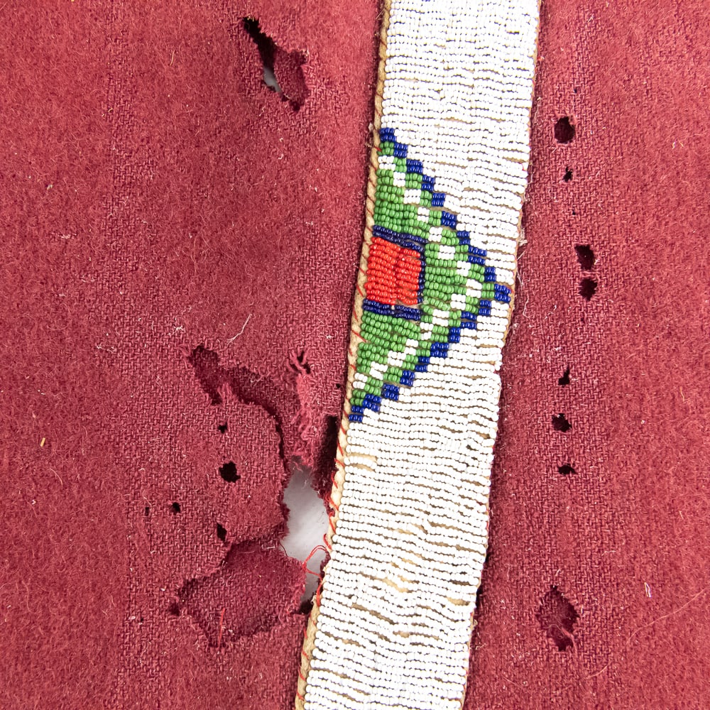Beaded Native American Wool Leggings - 3