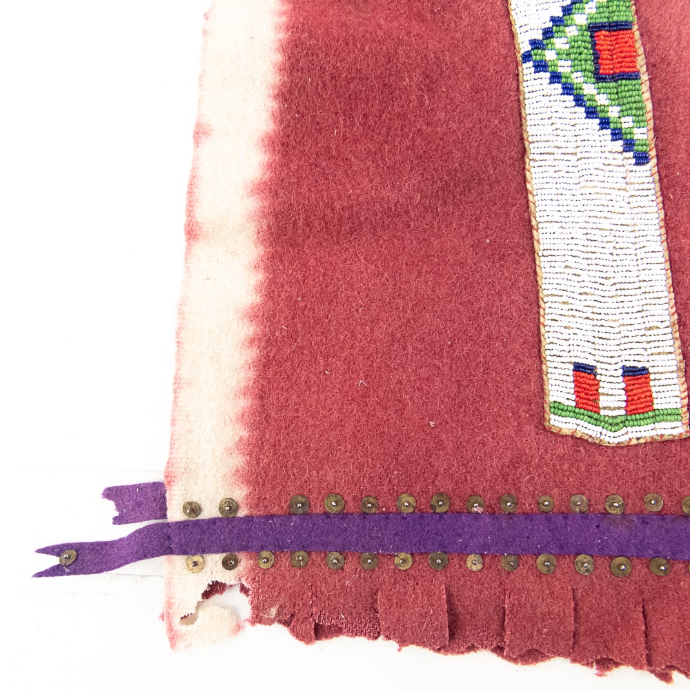 Beaded Native American Wool Leggings - 5