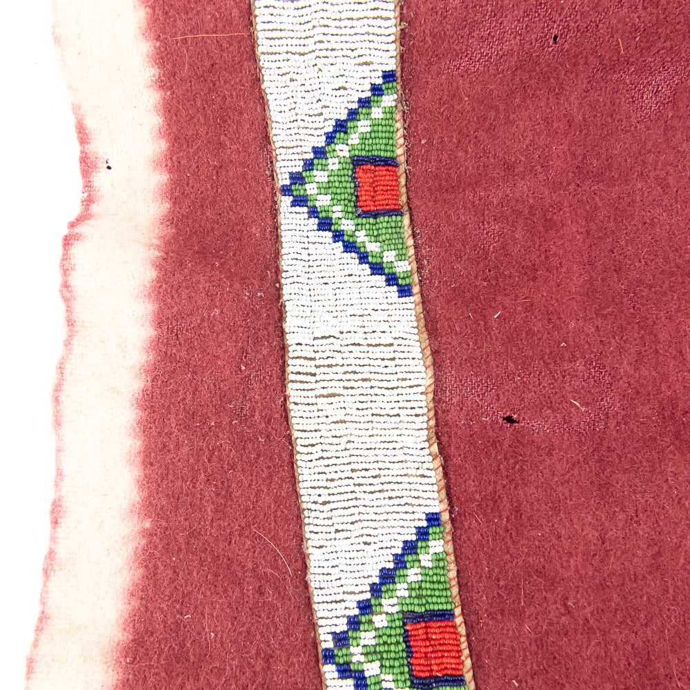 Beaded Native American Wool Leggings - 6