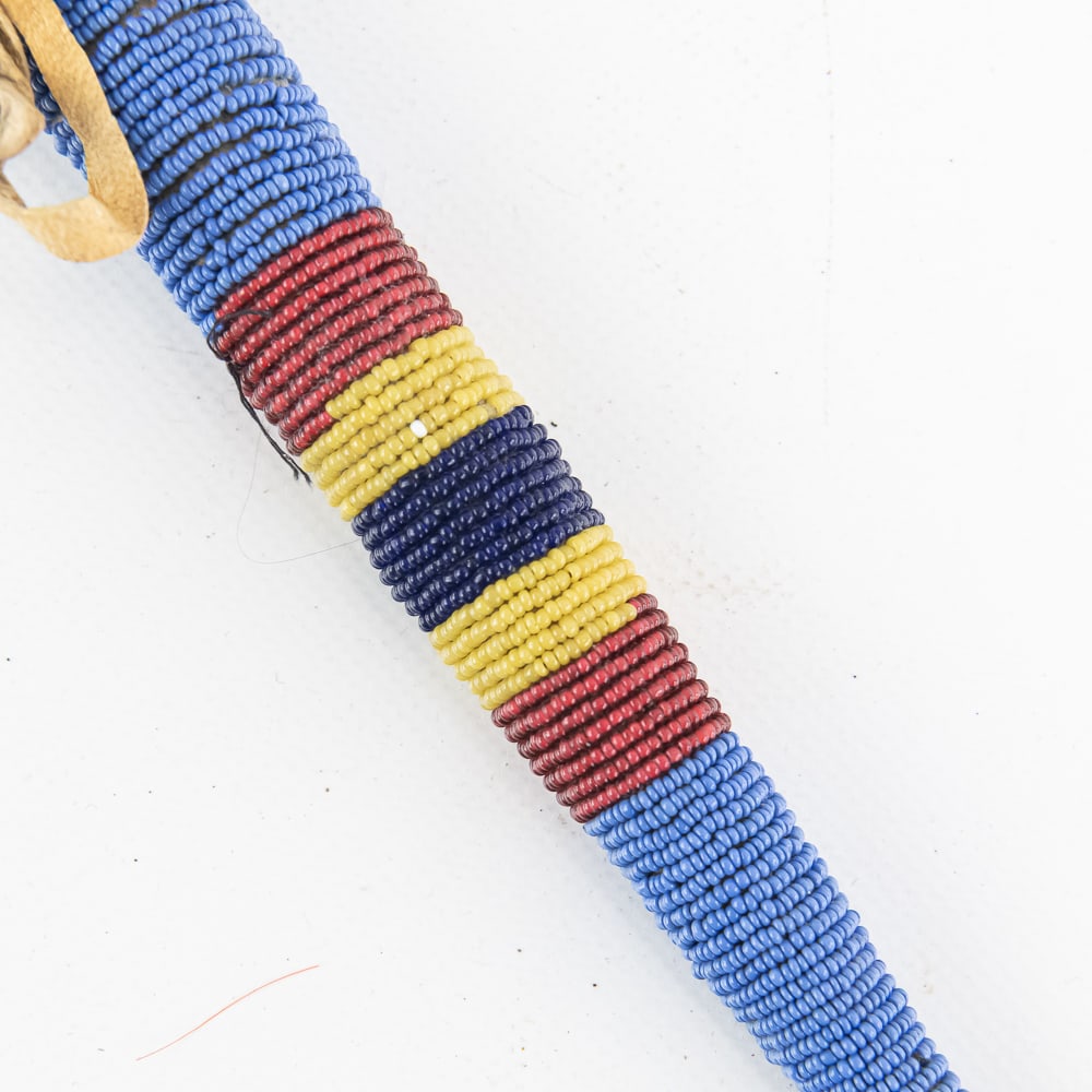 Native American Beaded Sheath & Case - 10