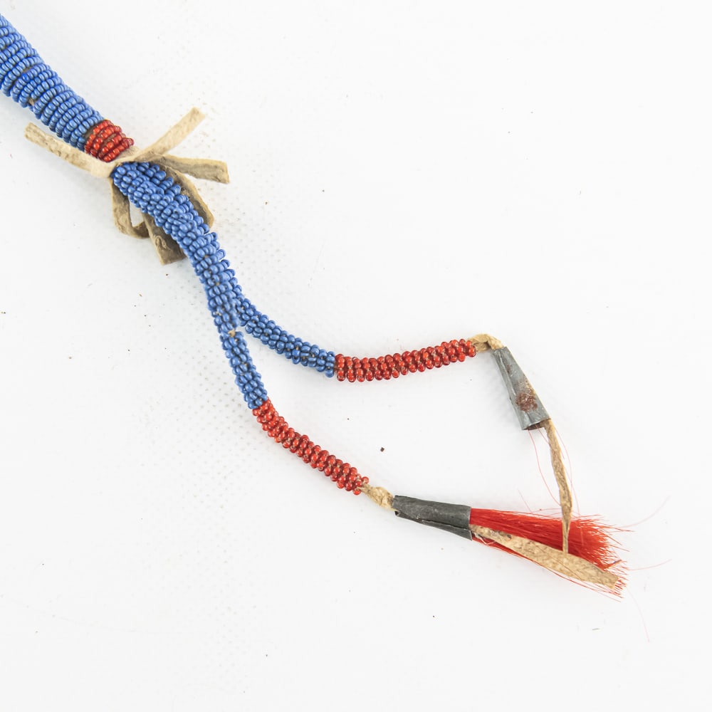 Native American Beaded Sheath & Case - 11