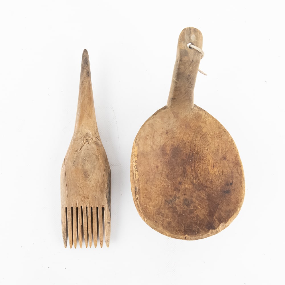 Antique Hand-Carved Primitive Tool Set (6) - 7