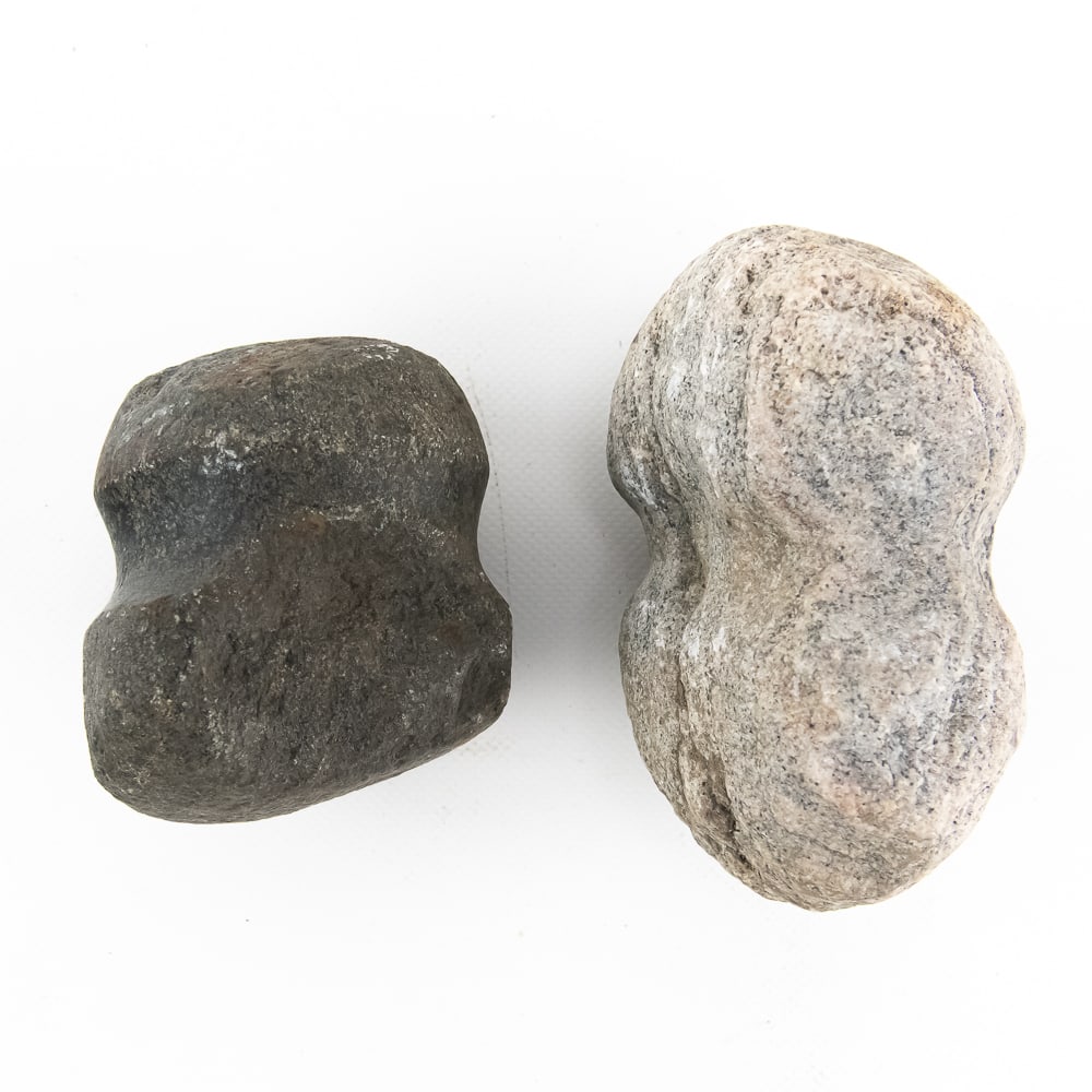 Native American Full-Grooved Stone Mauls (2) - 3