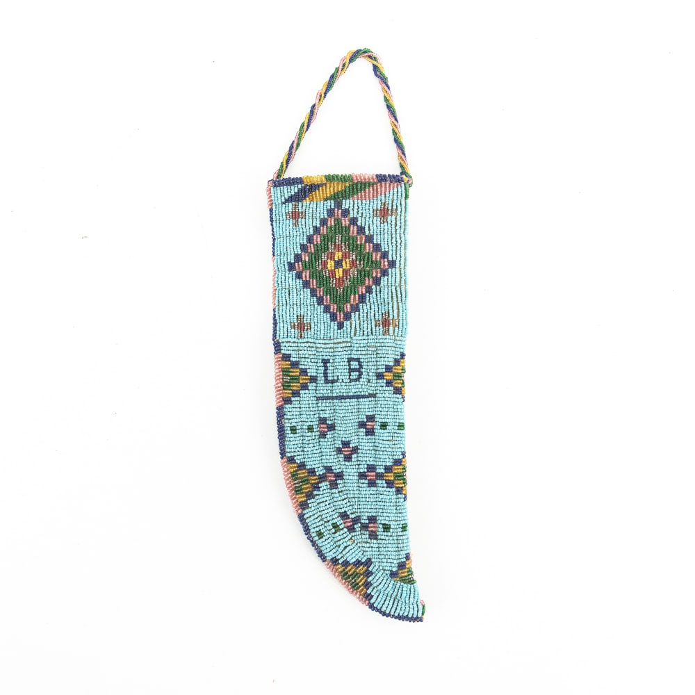 Beaded Scout Scabbard & Pouch Set - 7