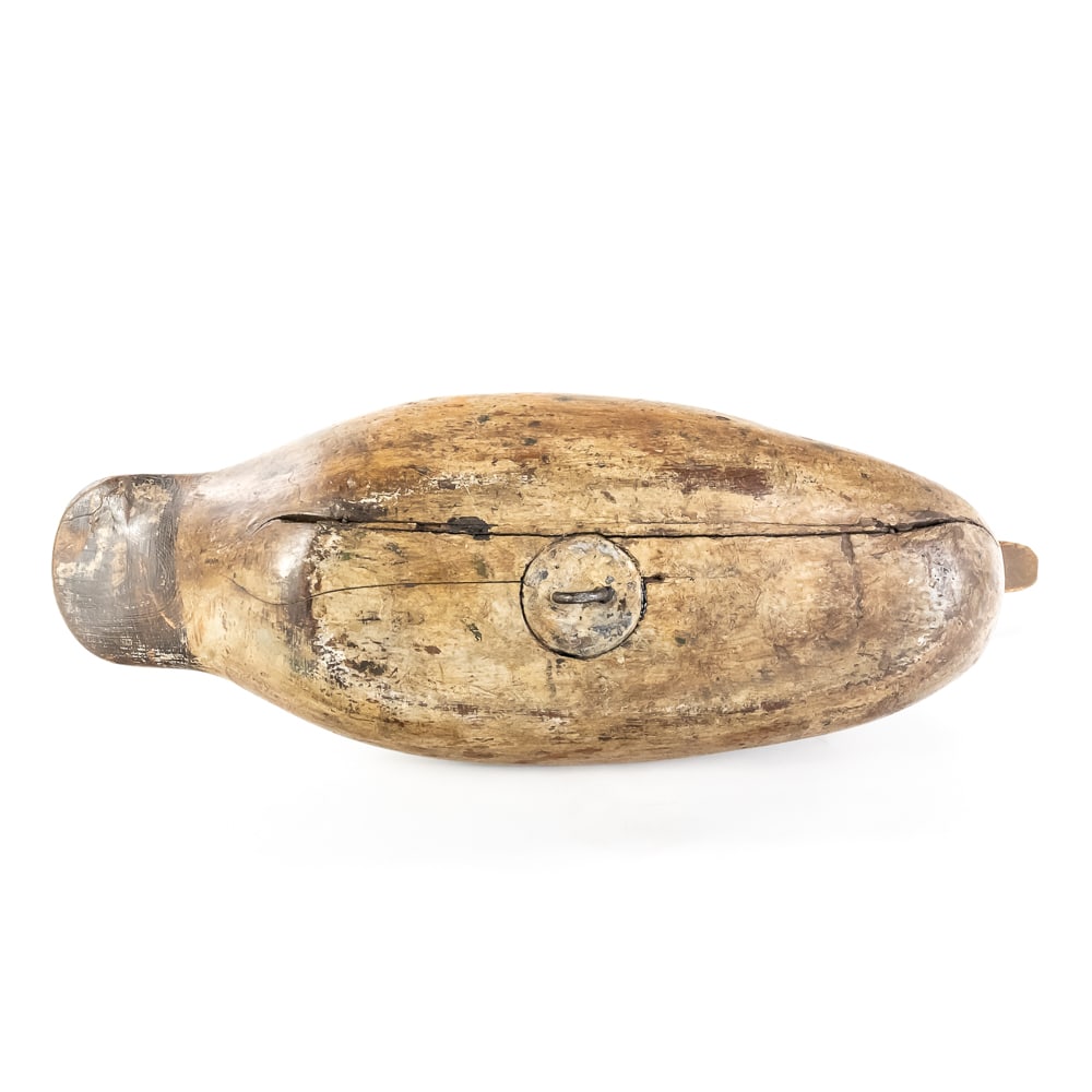 Antique Mason Style Solid Body Duck Decoy - 6