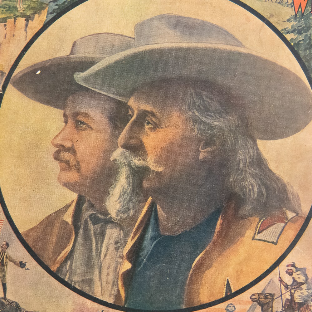 RARE! 1909 Buffalo Bill Pawnee Bill Program - 2