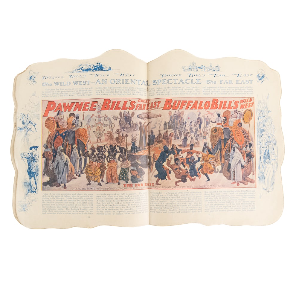 RARE! 1909 Buffalo Bill Pawnee Bill Program - 6