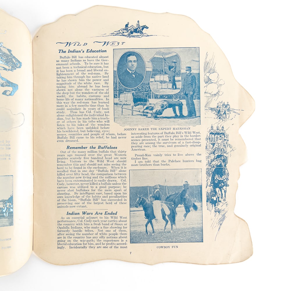 Desirable 1907 Buffalo Bill Wild West Program - 5
